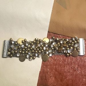 Mesh bling bracelet